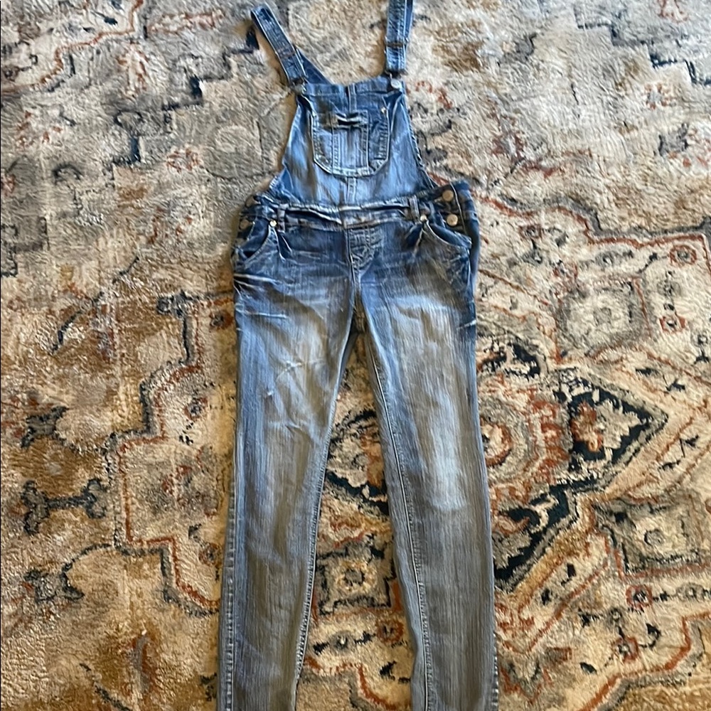 Women’s Blue Denim Overalls - Classic Washed Indigo
